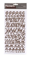 American Crafts Thickers Woodgrain Chipboard 