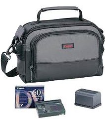 Photo: Canon MiniDV Camcorder Starter Kit for ZR & Elura Series Camcorders