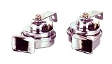 Wolo Model  225-2T Loud And Chrome Universal Low And High Replacement horn Kit - 12 Volt