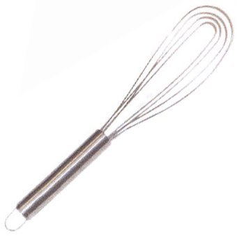 Stainless Steel Flat Whisk - 8 Inch
