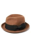Brixton - Roosevelt Felt Fedora (Pecan)