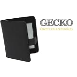 Die original GeckoCovers Luxus Amazon Kindle Paperwhite H�lle und Amazon Kindle Touch Lederh�lle und Amazon Touch 3G H�lle Gerneration 2012 E-Reader Ebook Cover H�lle in der Farbe schwarz / black - im praktischen Buchstyle mit original Gecko Applikation Leder Etui Case Taschevon "Gecko"