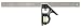 Swanson 16-Inch Combo Square (Cast Zinc Body, Stainless Steel Blade and Brass Bolt)