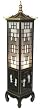 Fine Asian Furniture & D&eacute;cor - 6ft. Ming Chinese Black Lacquer Pagoda Floor Lamp