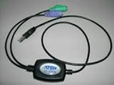 プリンストンテクノロジー PS/2キーボード・マウス to USBコンバータ UC-10KM/ATEN