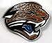 Jacksonville Jaguars Enamel Pewter Buckle, NFL Football Buckle