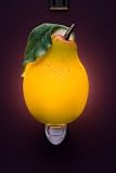 Flowers of Light Night Light Pear Ibis and Orchid Design