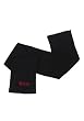 Pro Rib Black Knit Scarf (Standard;1)