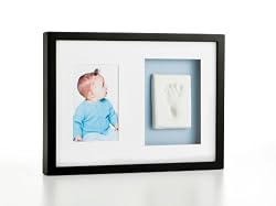 Pearhead Babyprints Keepsake Frame Kit, Black