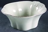 Casafina Madeira Harvest (Vanilla Creme) Large Salad Serving Bowl, Fine China Dinnerware