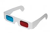 3D Brille rot/cyan aus Pappe, 10 Stck 