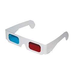 10 Stk 3D Brille rot/cyan (sog. Anaglyphenbrille) Pappe