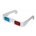 10 Stk 3D Brille rot/cyan (sog. Anaglyphenbrille) Pappe