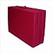 Elite Products 32-5820-610 - Burgundy Twin Tri-Fold Floor Mat (Poly Cotton)