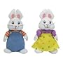 TY~MAX & RUBY THE BUNNIES BEANIE BABIES FROM THE NICK JR SHOW