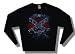 LYNYRD SKYNYRD - Harley Nights - Black Longsleeve Crewneck Fleece Shirt