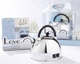 “Love is Brewing” Teapot Timer in Classic Retro Gift Box – Baby Shower Gifts & Wedding Favors
