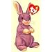2000 McDonalds Happy Meal Toy Ty Teenie Beanie Babies #17 Lavender the Springy Bunny Plush