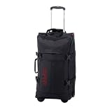 ESPRIT Trolley Travelbag SuperLight, black-red, 68x36x30, 11545