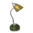 Double Shade Desk Organizer Lamp - Green