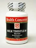 Health Concerns Milk Thistle 80, 200 mg - 90 Tablets