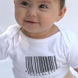 Socialite Barcode Baby Onesie - by Angelic Genius