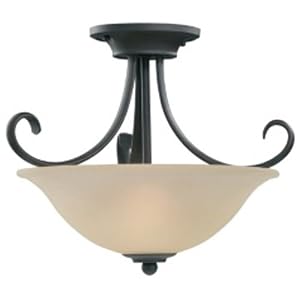 Sea Gull Lighting 51120-814 Del Prato Collection Two-Light Pendant, Misted...