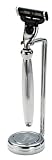 Edwin Jagger Bulbous Lined, Gillette&reg; Mach3&reg; razor and double wire stand - chrome