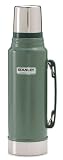 Kitchen & Housewares : Aladdin Stanley1.9l Classic Stainless Steel  flask (green)