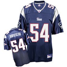 New England Patriots Tedy Bruschi Replica Youth Team Color Jersey