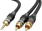 Dayton 3.5RCA-6 3.5mm Stereo Male To RCA Cable 6 ft.