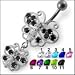 Dangling Butterfly Belly Ring Body Jewelry