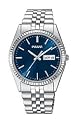 Pulsar Men's Dress Silver-Tone Stainless Steel Watch #PXF277