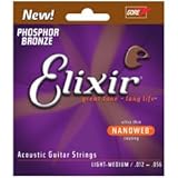 ElixiriGNT[j AR[XeBbNM^[i.012-.056jtHXt@[uY A`XgAnti-Rust Phosphor Bronze NANOWEB Light-Medium 16077