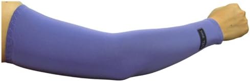 1pairs Arm Sleeves Cooling Athletic Sport Skins Sun Protective Uv Cover Purple Color