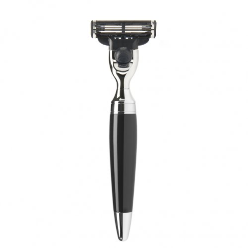 M&Uuml;HLE - 3-Klingen Mach3&reg; Nassrasierer - STYLO Serie - Griff Edelharz schwarz Preisvergleich
