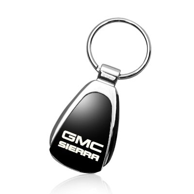 GMC Sierra Black Tear Drop Key Chain