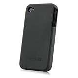 Naztech Vertex 2-Piece Hard and Soft Cover for iPhone 4 (Black)