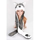 Husky Animal Hat