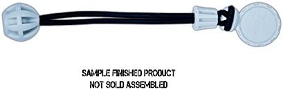 BundeZe Cable Ties and Cord Wrap w/ 4ft Bungee Shock Cord (Black) - Multiple Bundeze colors Great for Cord Management on Cable Cords Fishing Gear Hoses Dock Lines Sailing Lines Extension Cords Paracord Bundles and much more