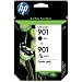 HP 901 Retail Combo Pack Ink Cartridges - 1 each 901 Black & 901 Color (CN069FN#140)