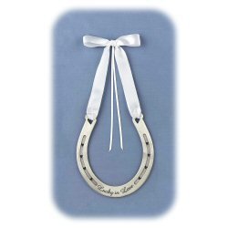 Pewter "Lucky In Love" Horseshoe