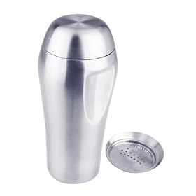 Screwpull Club 20-Ounce Brushed Stainless Steel Cocktail Shaker by Le Creuset