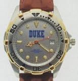 NCAA Elite with Leather Men's Collegiate Watch Duke University - XWM126