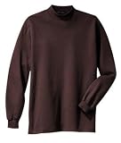 NEW Port Authority - Interlock Knit Mock Turtleneck Maroon-3XL