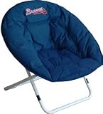 Review Logo  / Atlanta Braves MLB Logo Adult Sphere Chair