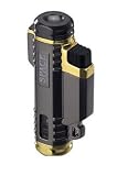 NIBO Space 7 Double Flame Butane Lighter Dark Grey
