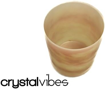 New 6" A Chakra Coral Fusion Crystal Featherlight Singing Bowl #fl6ap30 11000302
