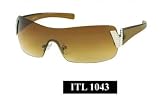 Aviator Style Unisex Designer Sunglasses 1043 Brown