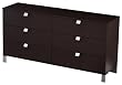 South Shore Furniture, Cakao Collection, Triple Dresser, Chocolate